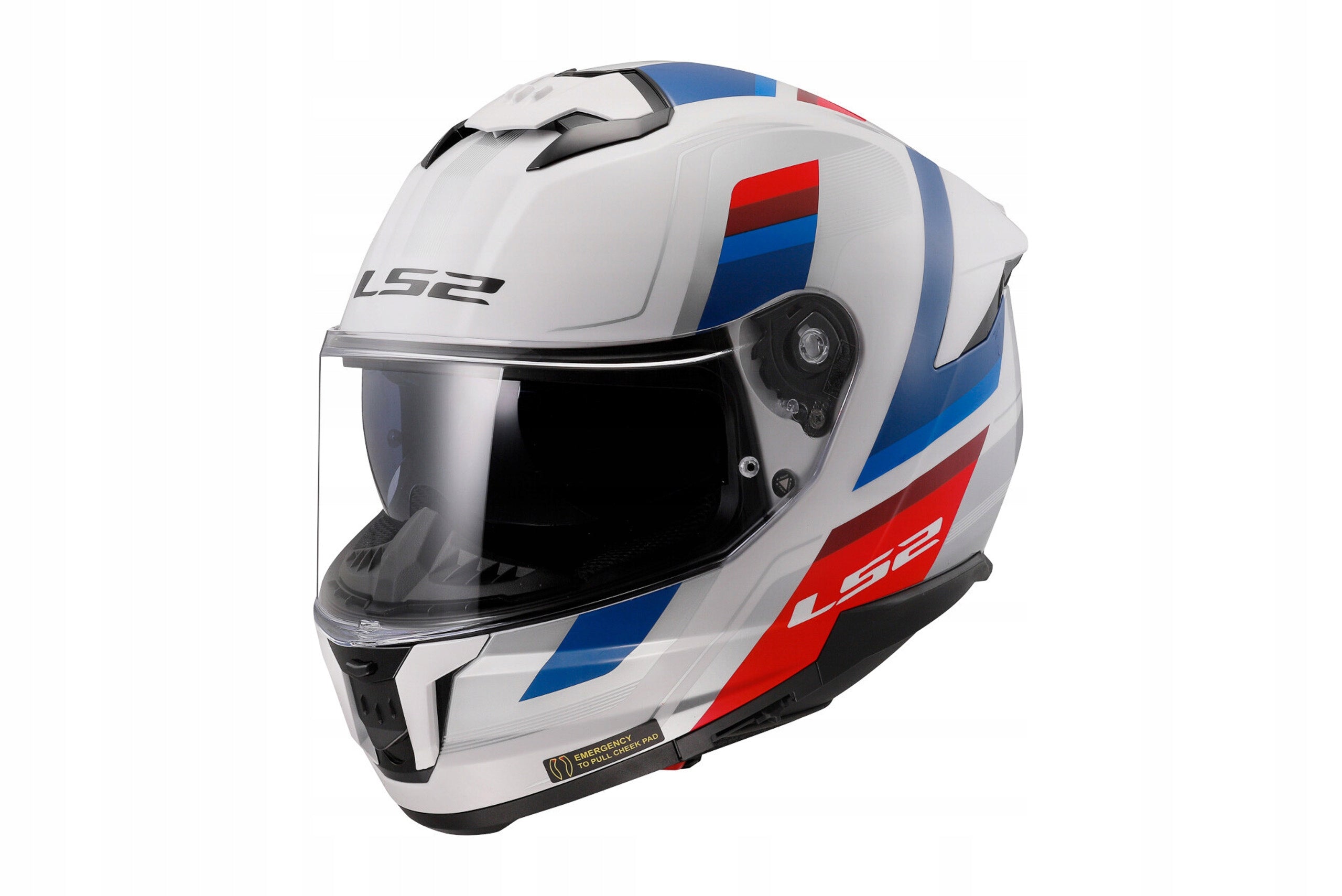 LS2 FF808 STREAM II Motorcycle helmet integral blend balaclava Roz. M