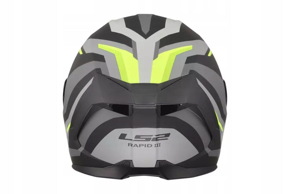 LS2 FF820 RAPID III HYPER BLACK H-V YEL. MOTORCYCLE HELMET INTEGRAL L Packaging status original