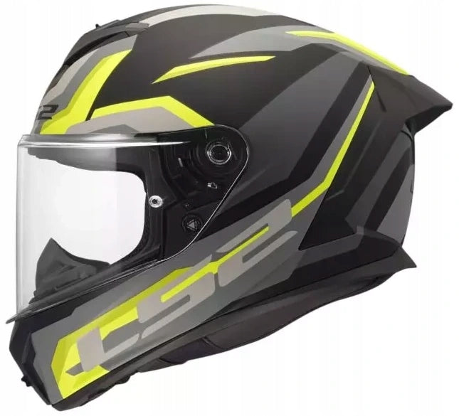 LS2 FF820 RAPID III HYPER BLACK H-V YEL. MOTORCYCLE HELMET INTEGRAL L