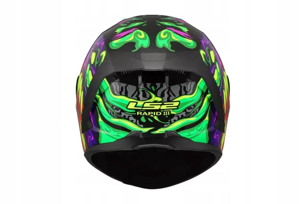 LS2 FF820 RAPID III LYCANT PURPLE GREEN L + FREEBIES Manufacturer LS2
