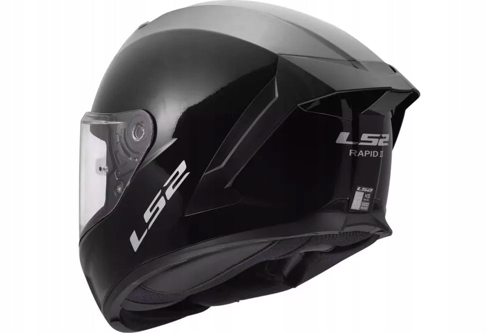 LS2 FF820 RAPID III SOLID GLOSS BLACK M + FREEBIES Manufacturer LS2