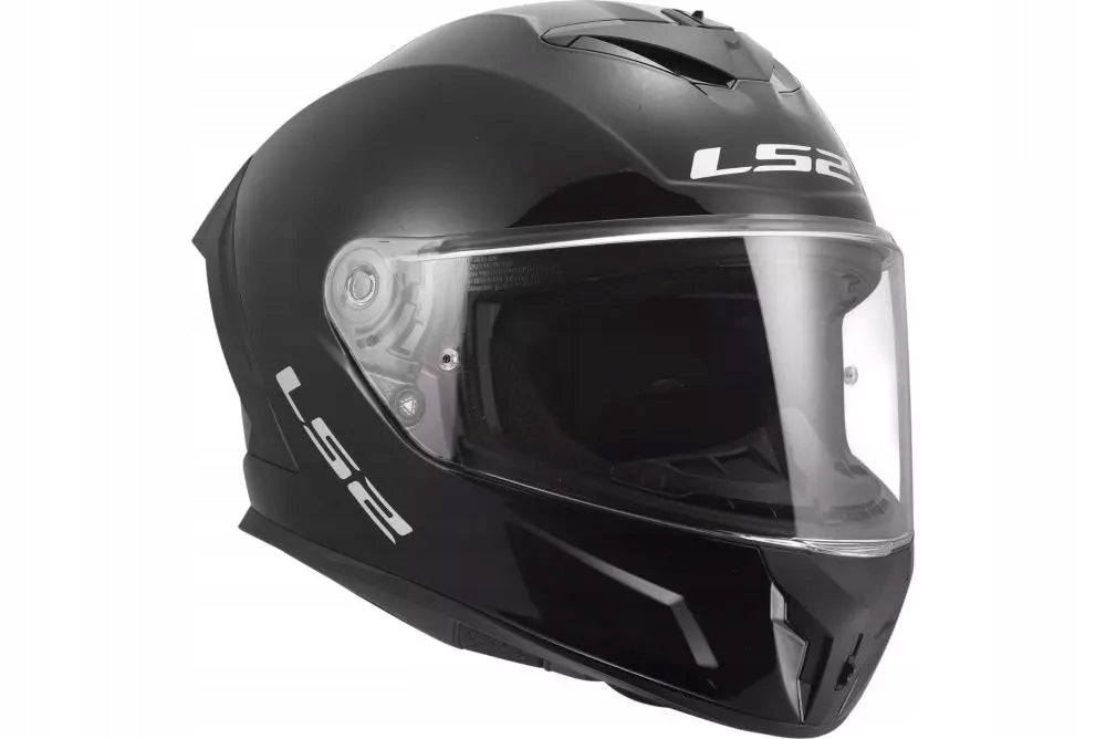 LS2 FF820 RAPID III SOLID GLOSS BLACK M + FREEBIES Size M