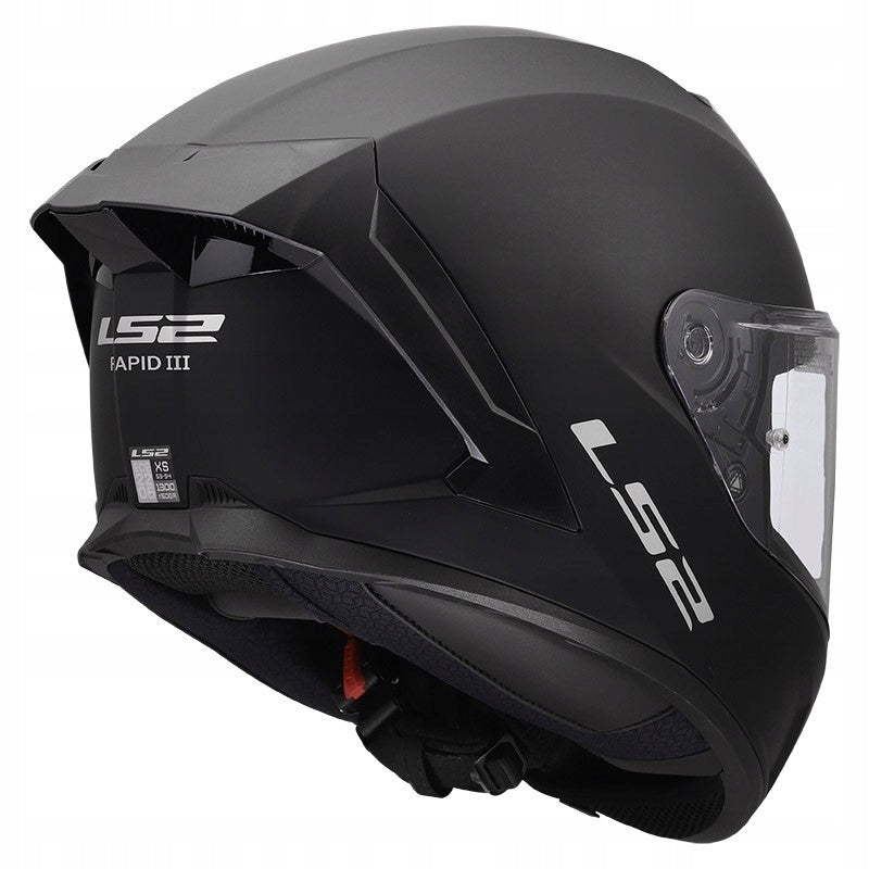 LS2 FF820 RAPID III SOLID MATT BLACK motorcycle integral helmet XS Manufacturer LS2