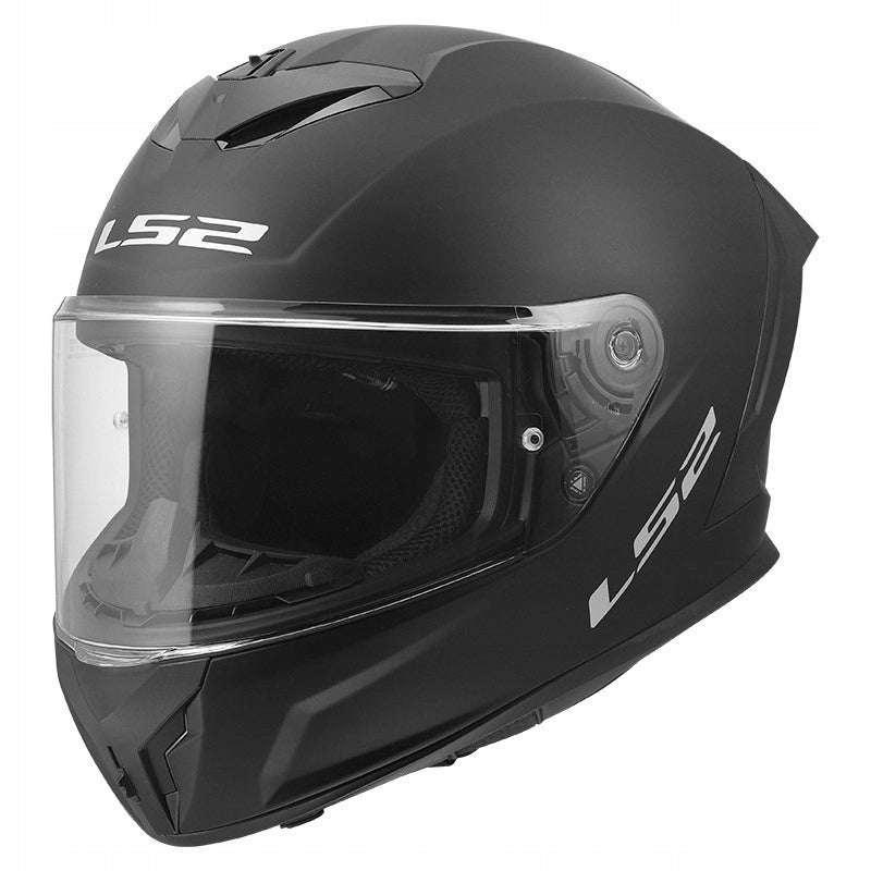 LS2 FF820 RAPID III SOLID MATT BLACK motorcycle integral helmet XS Size XS