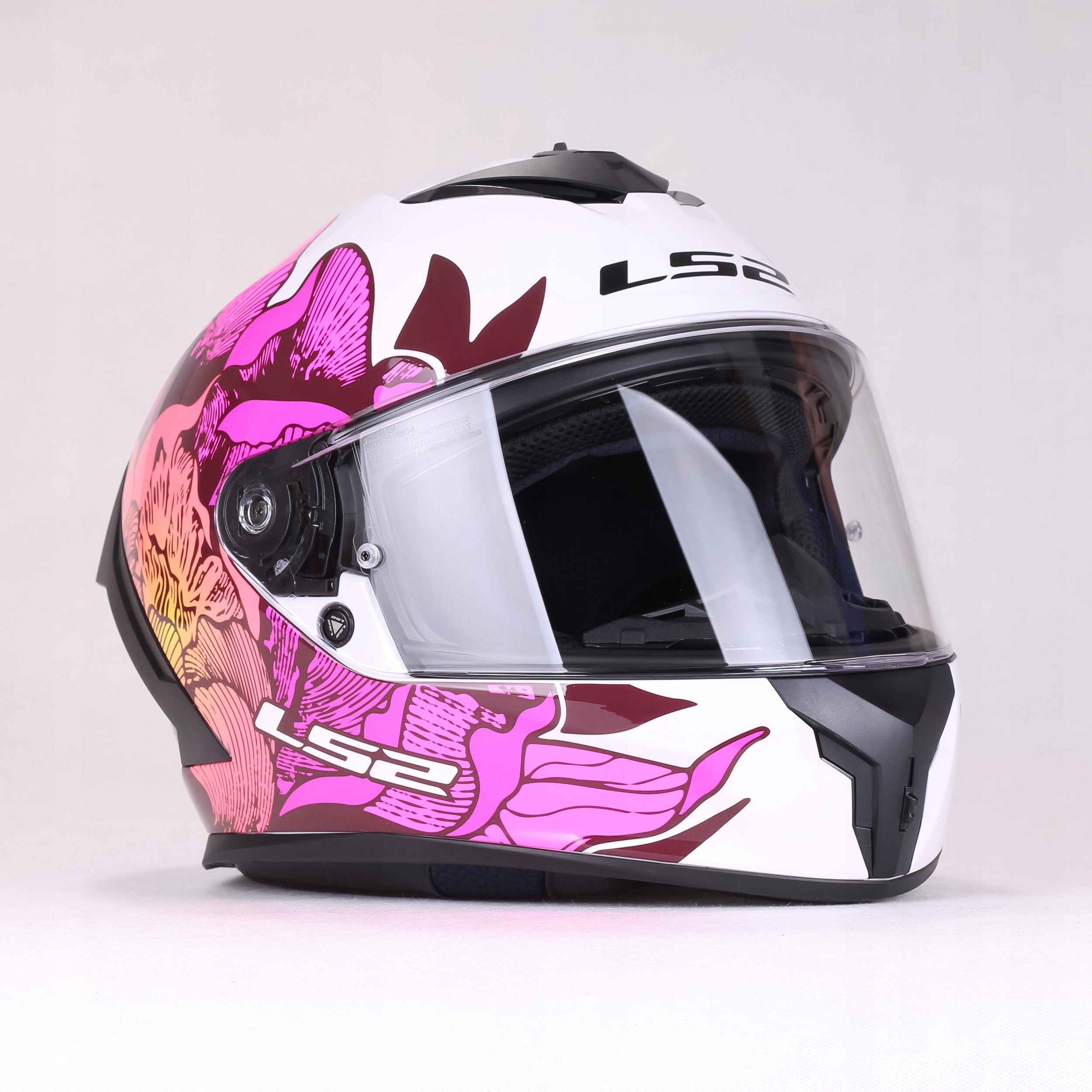 LS2 FF820 Rapid III Poppies women's integral motorcycle helmet | ECE 22.06 Packaging status original