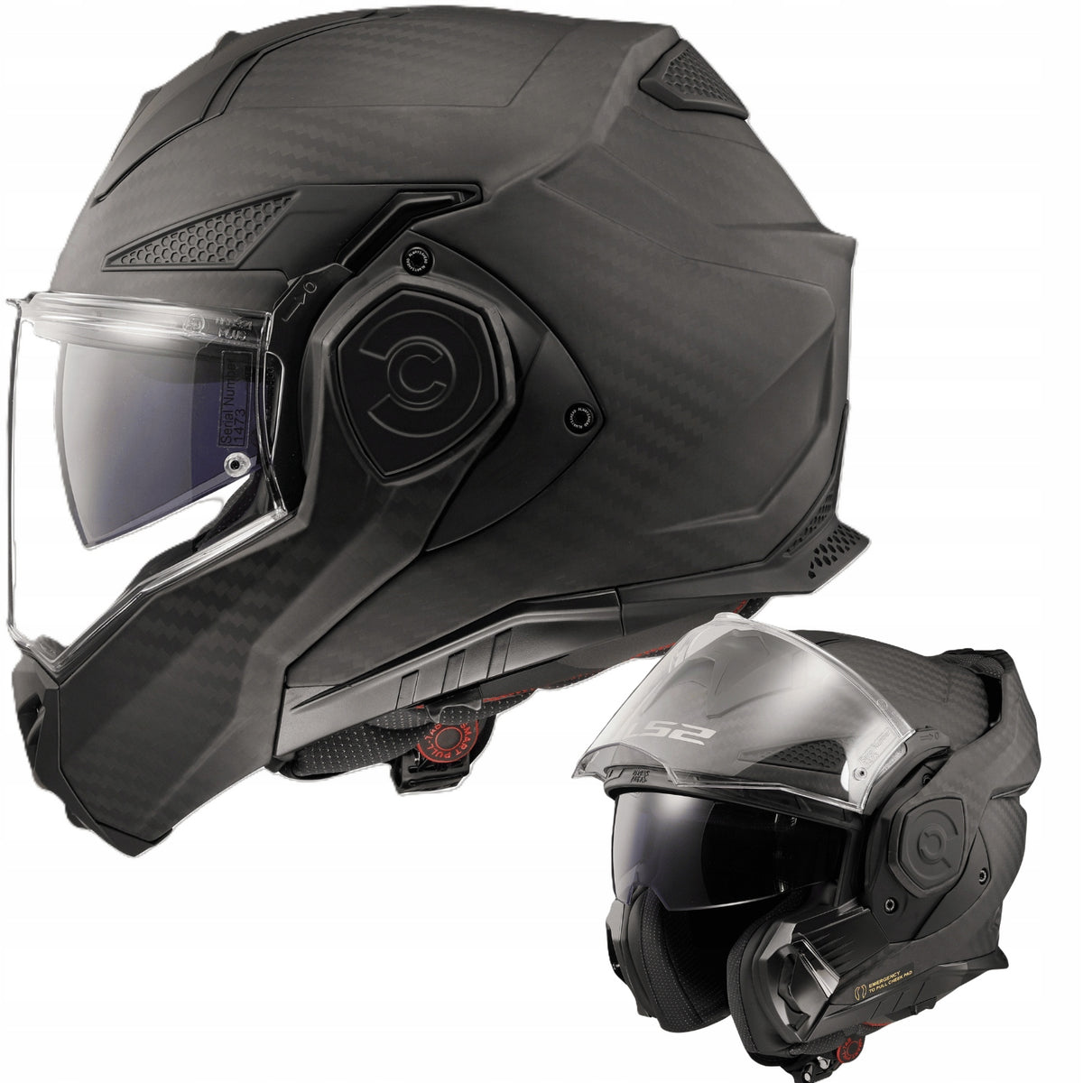 LS2 FF901 ADVANT X Carbon Modular Helmet ECE 22.06 Pinlock 2 Glass M 57-58 Packaging status original