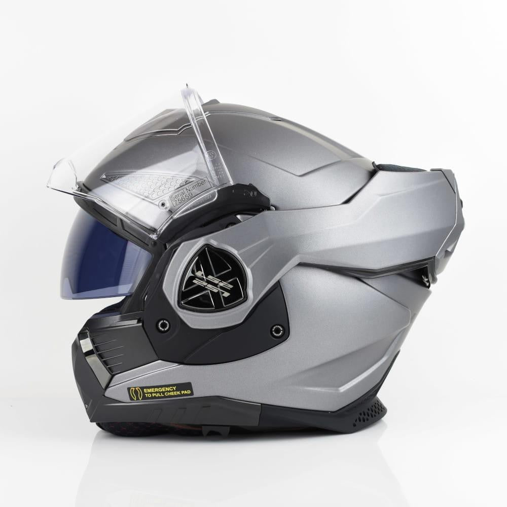 LS2 FF901 ADVANT X modular helmet titanium matt XS