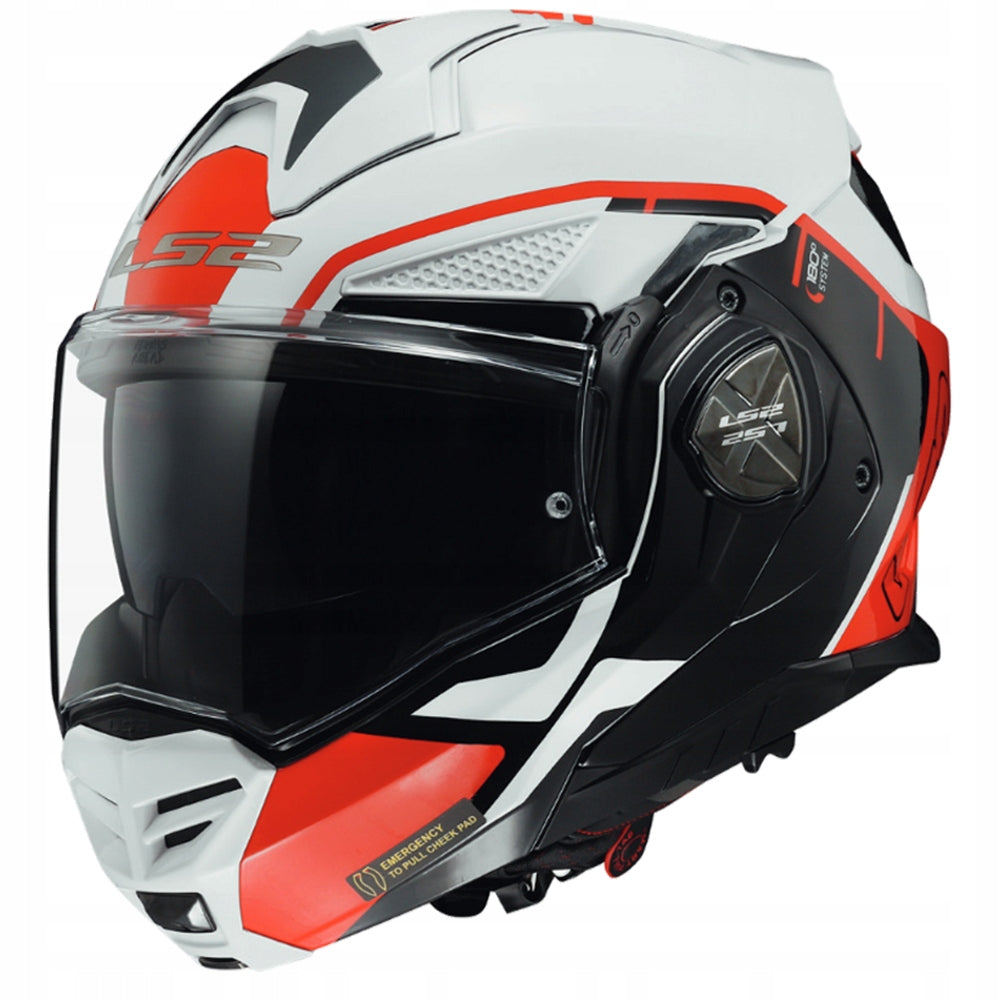 LS2 FF901 Advant X Metric White Red 06 2XL