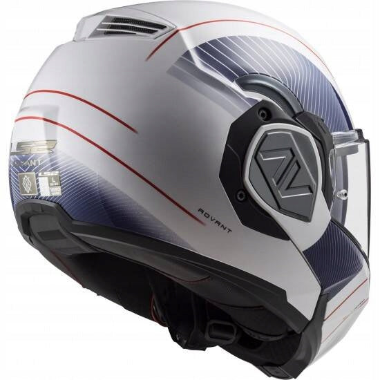 LS2 FF906 ADVANT COOPER Flip-up Helmet WHITE BLUE ECE 22.06 Size XXL
