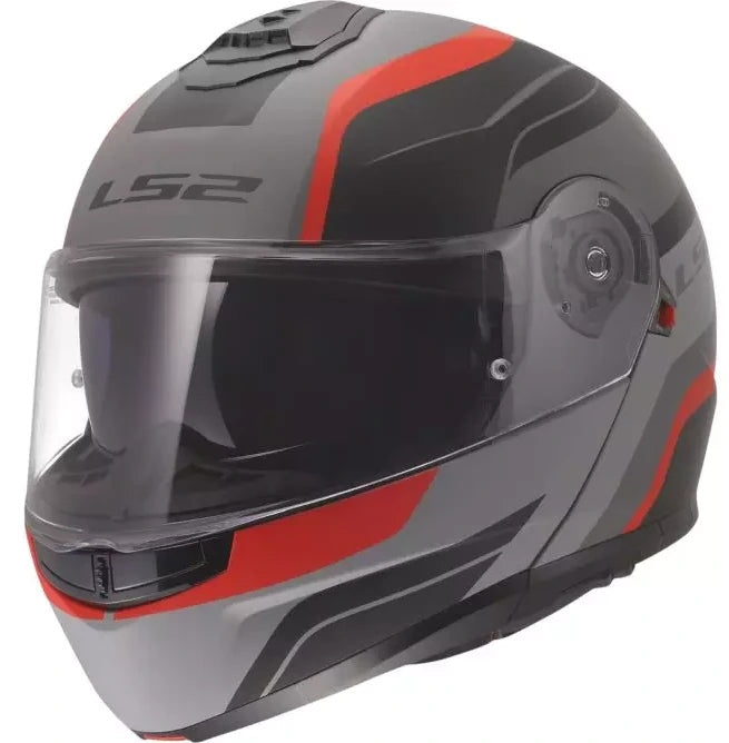 LS2 FF908 STROBE II MONZA BLACK GREY RED MOTORCYCLE HELMET 3XL Packaging status original