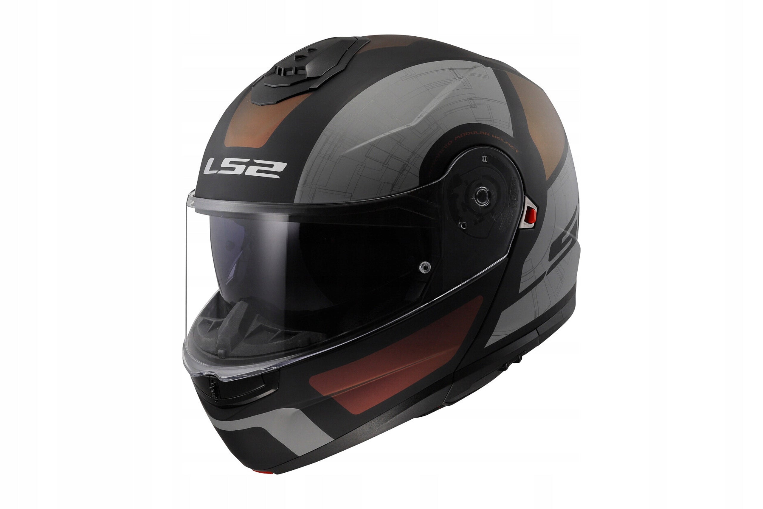 LS2 FF908 STROBE II Motorcycle helmet jaw blend balaclava size. M