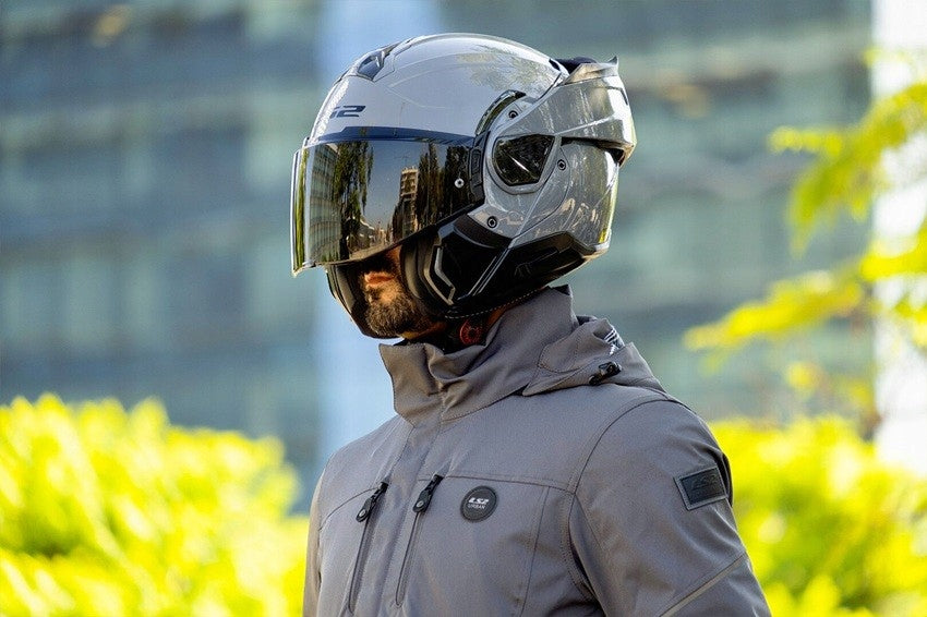 LS2 FF910 ADVANT II TRIPLE NARDO GREY BLUE RED modular XXL jaw helmet Size XXL