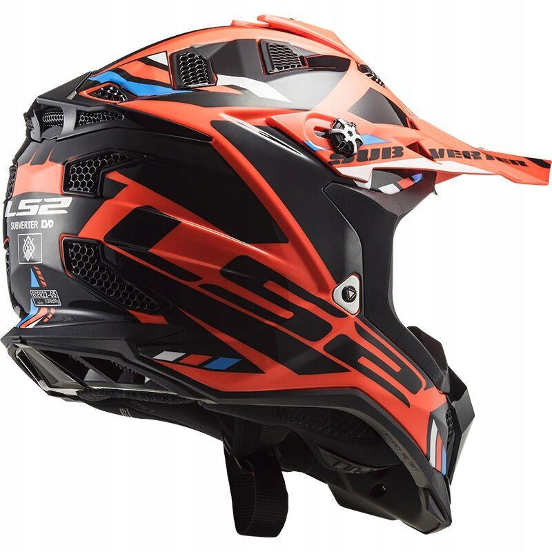LS2 HELMET MX700 SUBVERTER EVO STOMP ORANGE BLACK S Manufacturer's catalog number AK4670030523