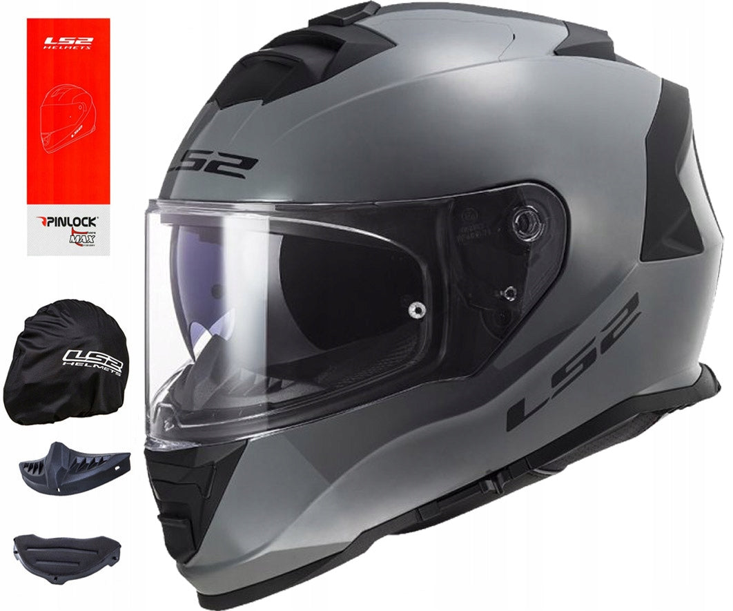 LS2 INTEGRAL MOTORCYCLE HELMET FF800 STORM II ECE 22.06 NARDO GRAY M