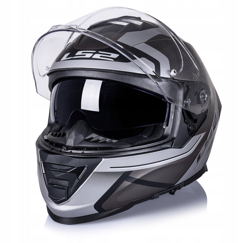 LS2 INTEGRAL MOTORCYCLE HELMET WITH BLEND FF800 STORM II FASTER MAT TITAN S Manufacturer LS2