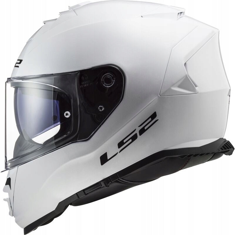 LS2 INTEGRAL MOTORCYCLE HELMET WITH BLEND FF800 STORM II SOLID WHITE XS Manufacturer LS2