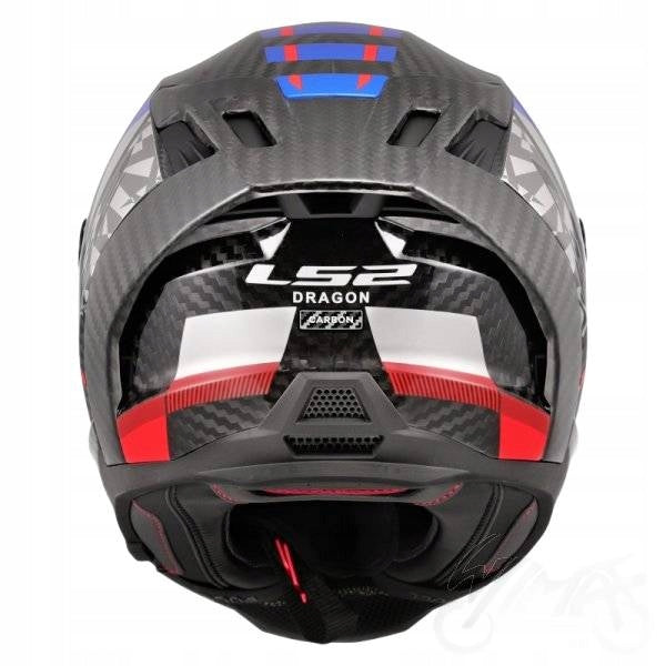 LS2 INTEGRAL MOTORCYCLE HELMET WITH BLEND FF807 DRAGON TRAX BLUE RED L Manufacturer's catalog number AK1680752265