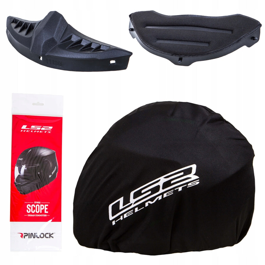 LS2 JAW MOTORCYCLE HELMET + PINLOCK FF902 SCOPE II NARDO GREY 3XL Packaging status original