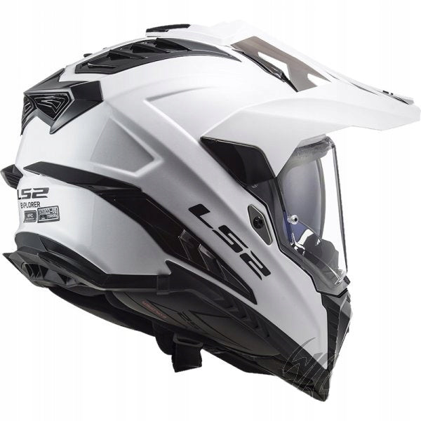 LS2 MOTORCYCLE HELMET CROSS ENDURO VISOR BLENDA MX701 EXPLORER WHITE XL Packaging status original