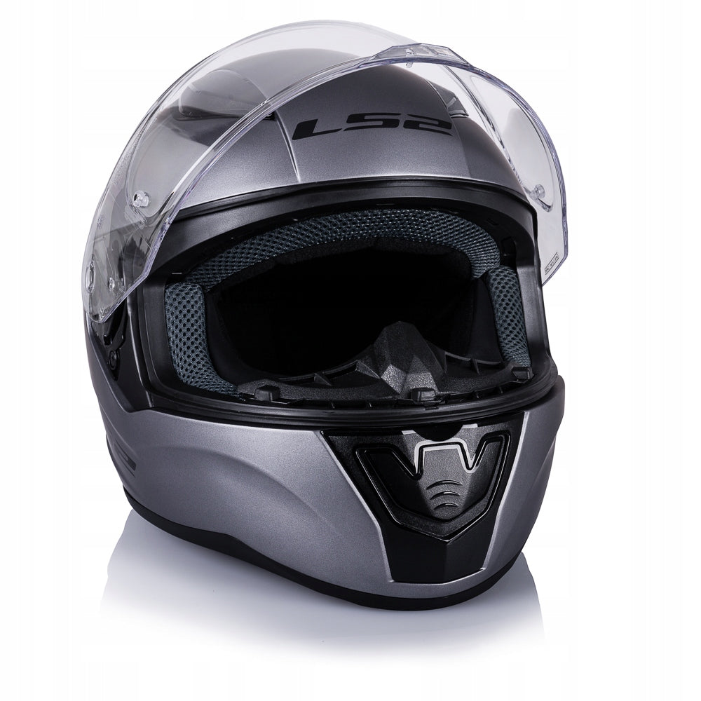 LS2 MOTORCYCLE HELMET INTEGRAL FF353 RAPID II ECE 22.06 TITANIUM MAT S Visor Features enhanced scratch resistance