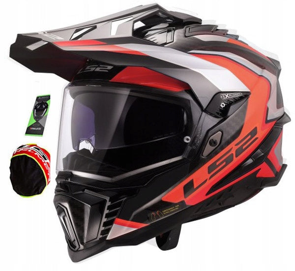 LS2 MOTORCYCLE HELMET INTEGRAL MX701 EXPLORER C FRONTIER II ORANGE XXL