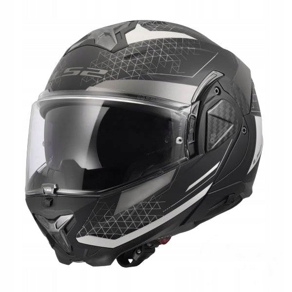 LS2 MOTORCYCLE HELMET JAW BLEND PILOCK FF910 ADVANT ASTRAL GREY L