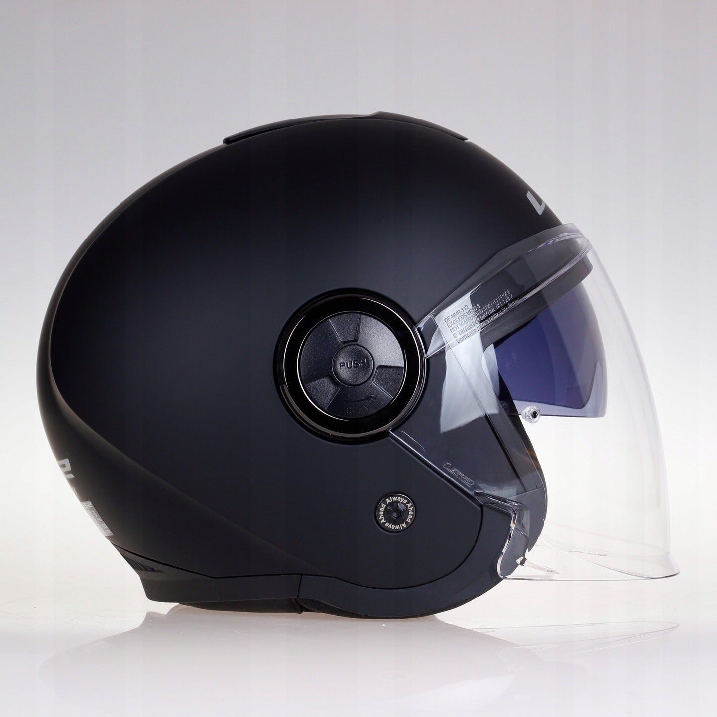 LS2 MOTORCYCLE HELMET OPEN WITH GLASS AND BLEND OF620 CLASSY MATT BLACK XXXL Manufacturer's catalog number AK3662010118