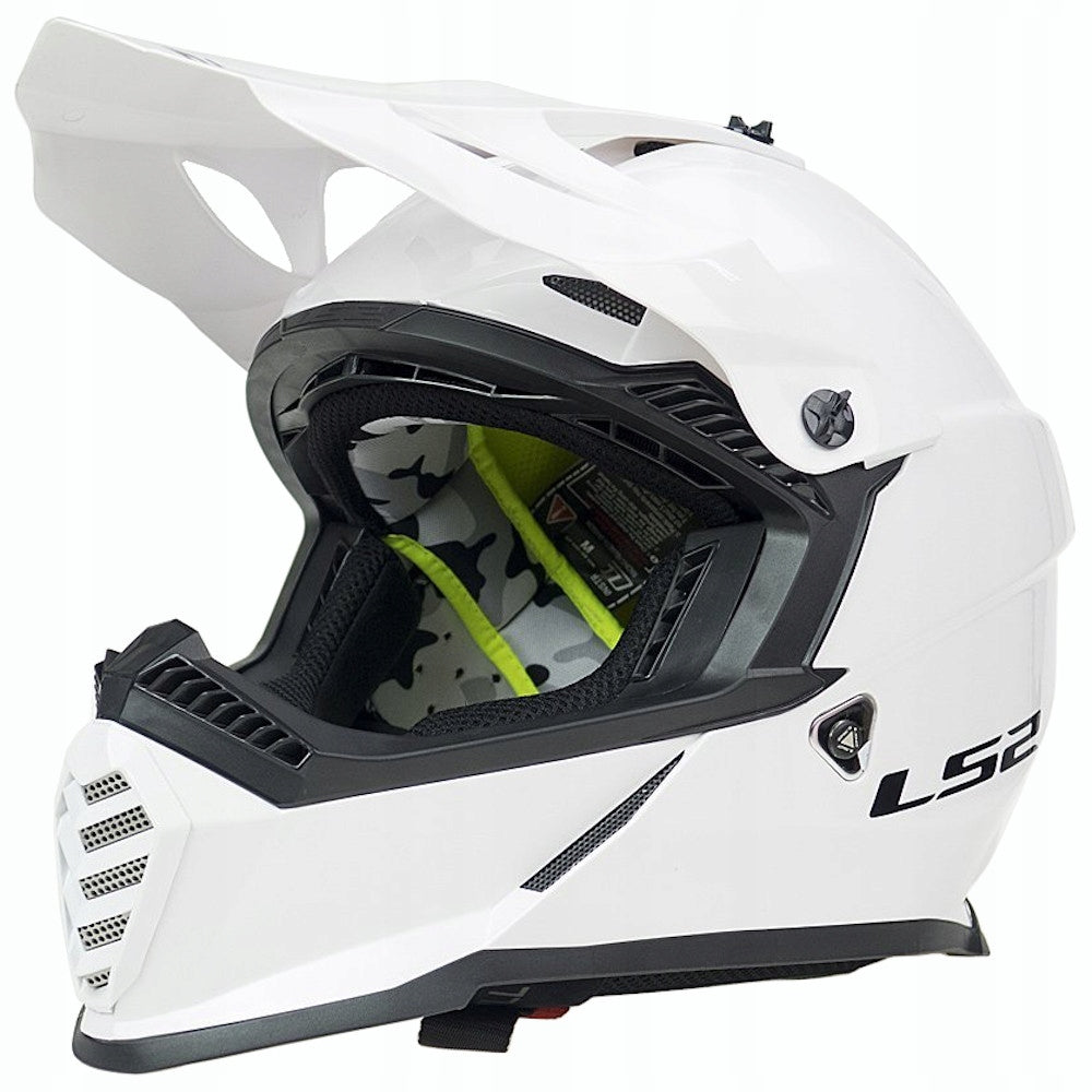 LS2 MX437 FAST EVO WHITE CROSS XL HELMET Manufacturer LS2