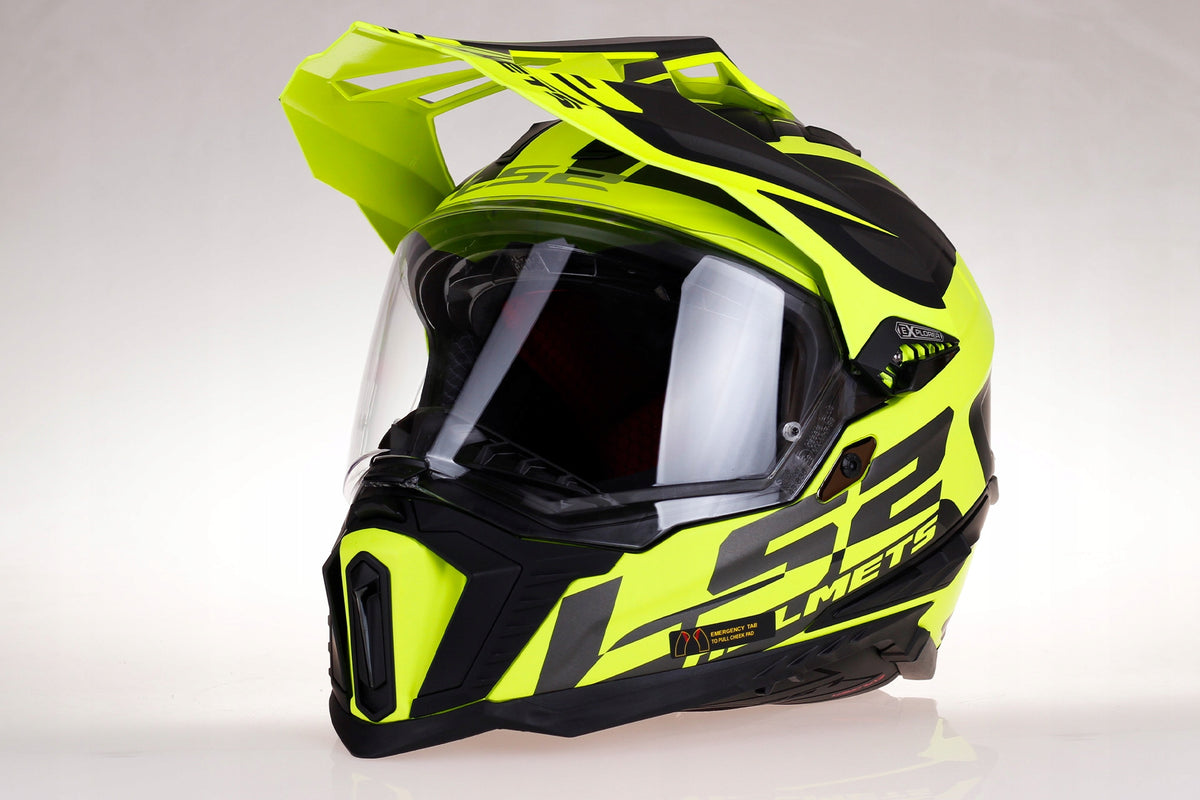 LS2 MX701 EXPLORER alter fluo QUAD CROSS ENDURO ATV motorcycle helmet Manufacturer's catalog number 467012154XS