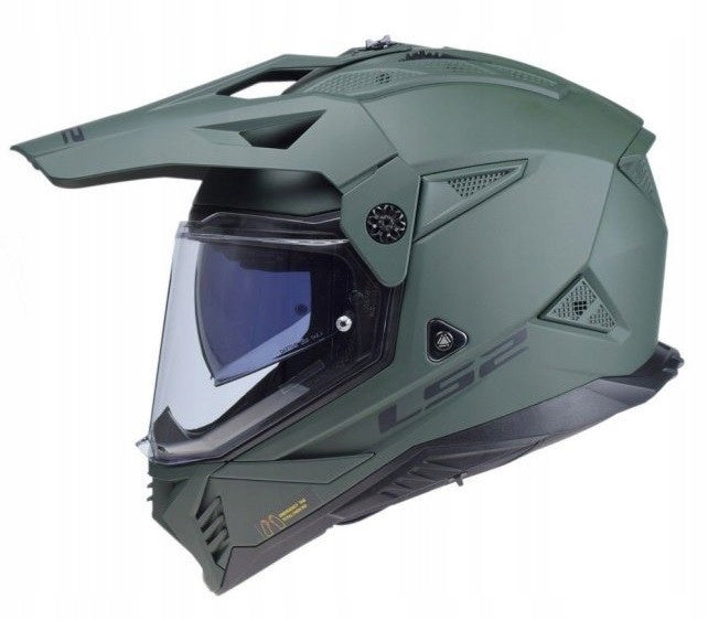 LS2 MX702 PIONEER II MILITARY GREEN enduro cross-road helmet L 59-60cm Manufacturer LS2