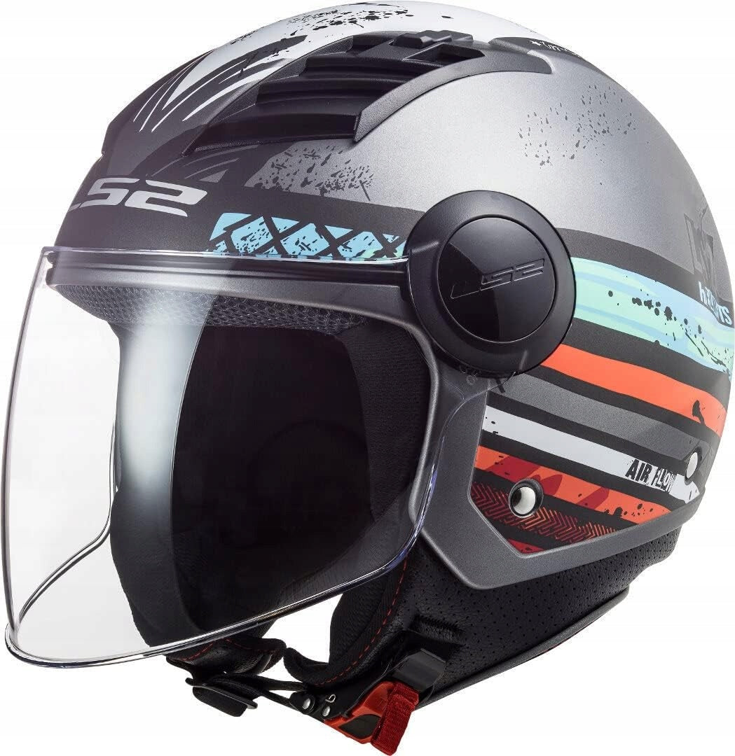 LS2 OF562 AIRFLOW RONNIE HELMET OPEN XS