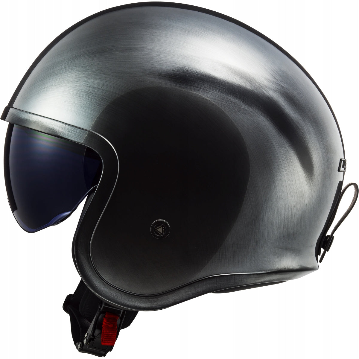LS2 OF599 SPITFIRE II JEANS TITANIUM MOTORCYCLE HELMET JET OPEN M