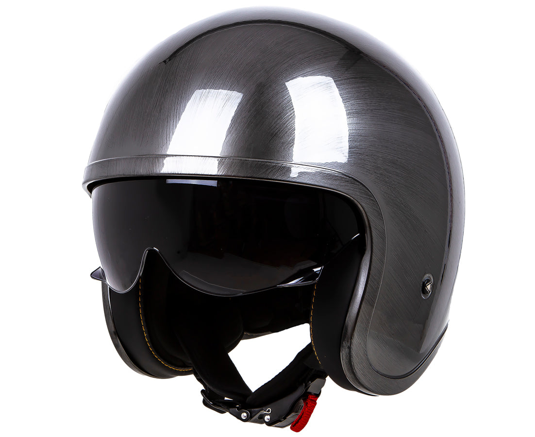 LS2 OF599 SPITFIRE JEANS TITANIUM XS OPEN HELMET Manufacturer LS2