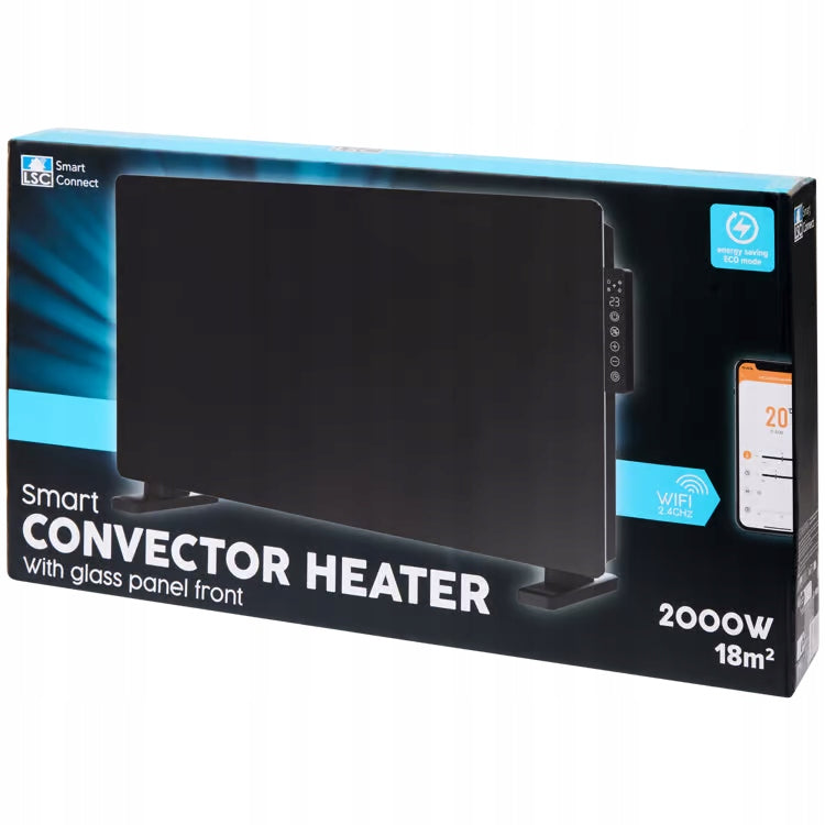 LSC Smart Connect 2000W Convector Heater Packaging status original