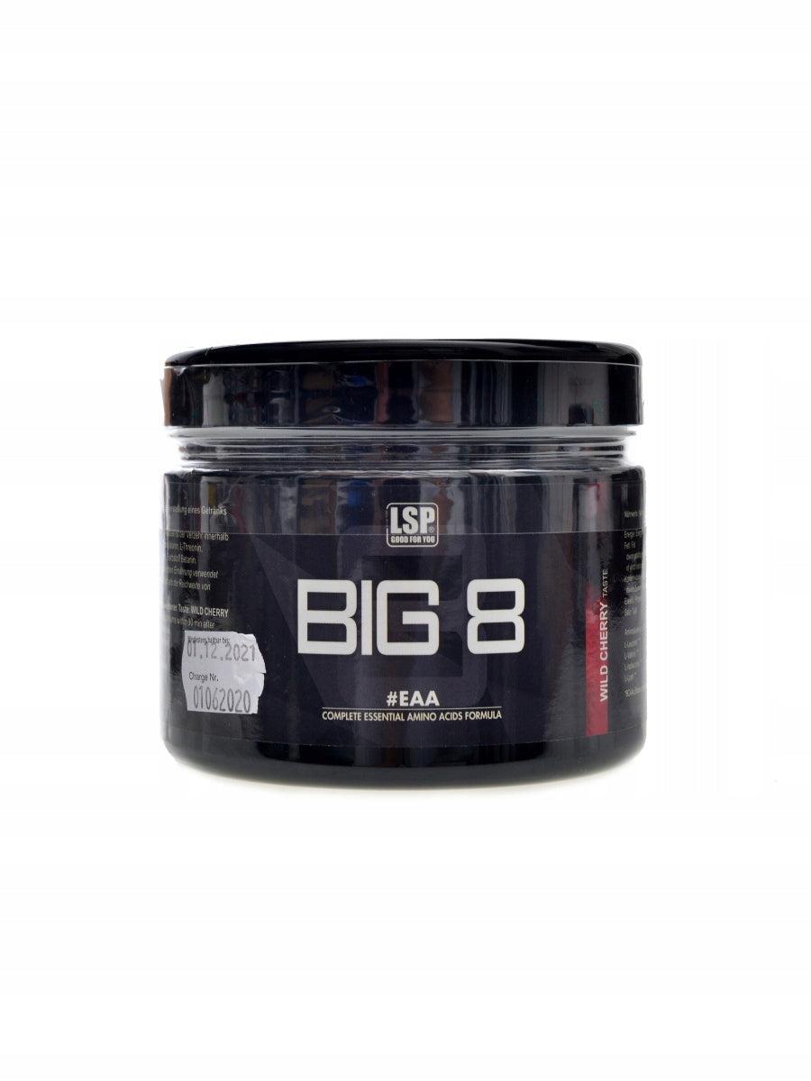 LSP nutrition BIG 8 essential amino 250 g višeň