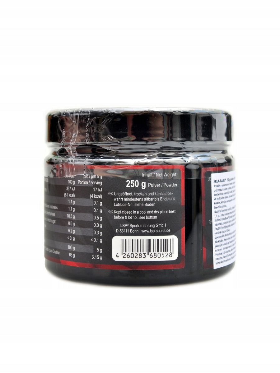 LSP nutrition Krea-base powder 250 g Expiration date at least six months from the date of purchase