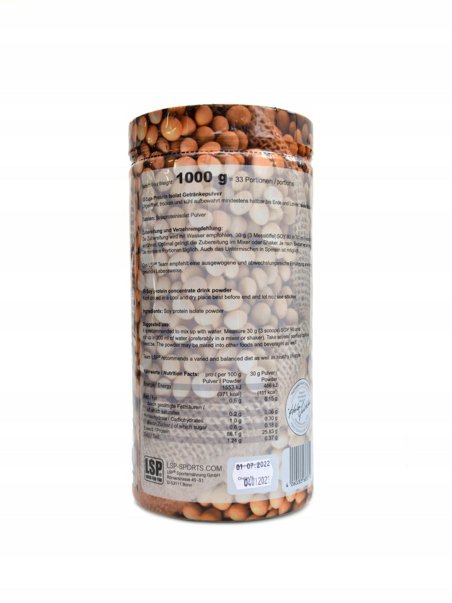 LSP nutrition + Zero Soy 90 1000 g Packaging status original