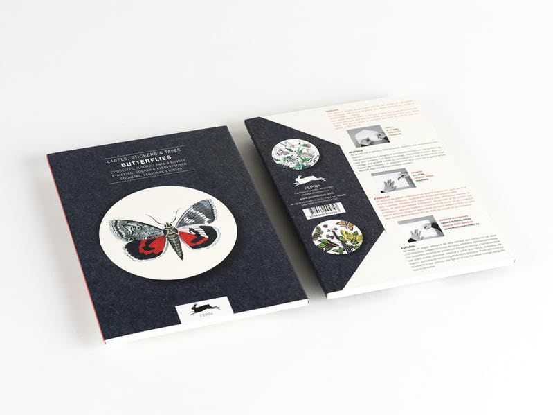 Schmetterlinge: Etiketten- und Aufkleberbuch 