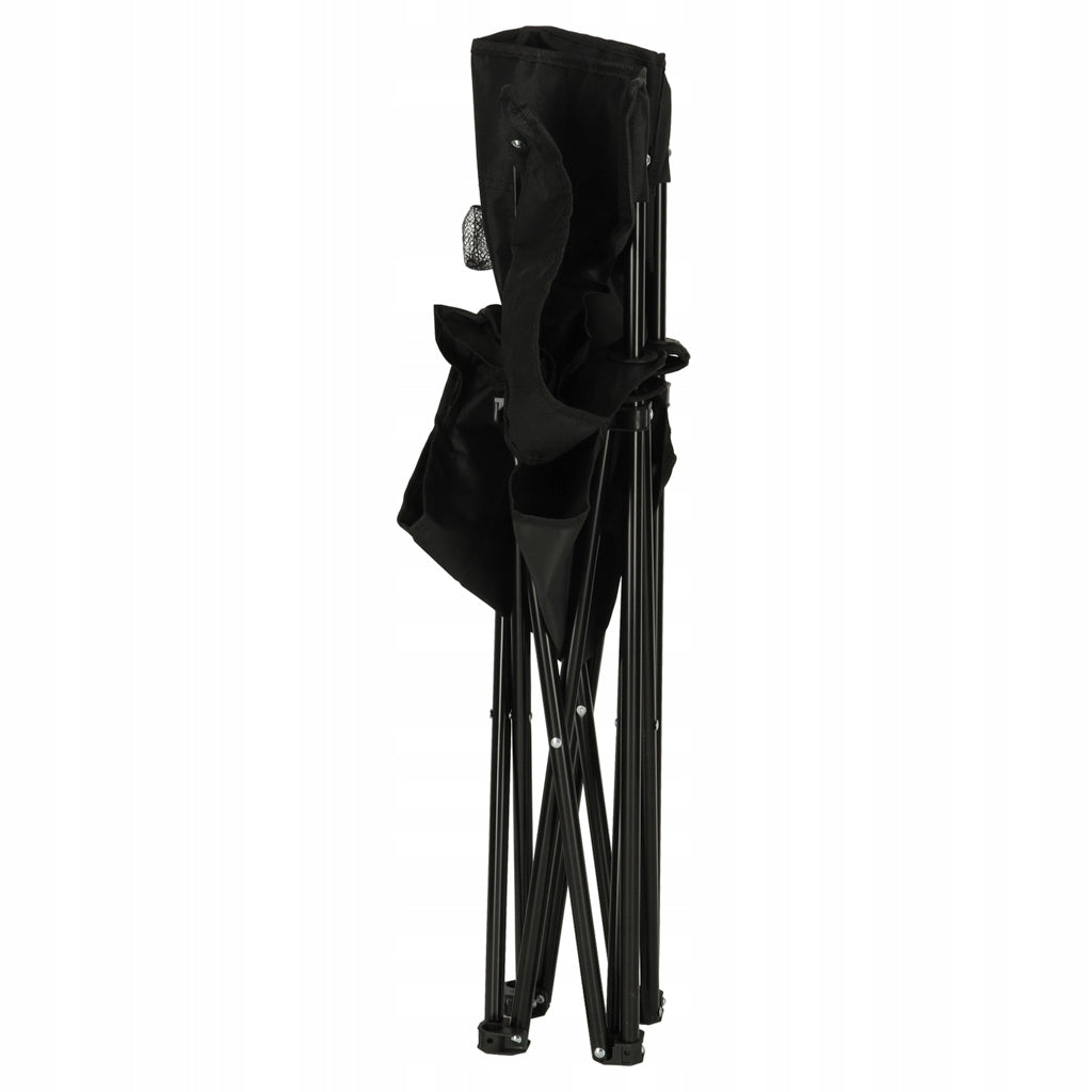 LUARO Folding Fishing Chair Camping Fishing Black Color black