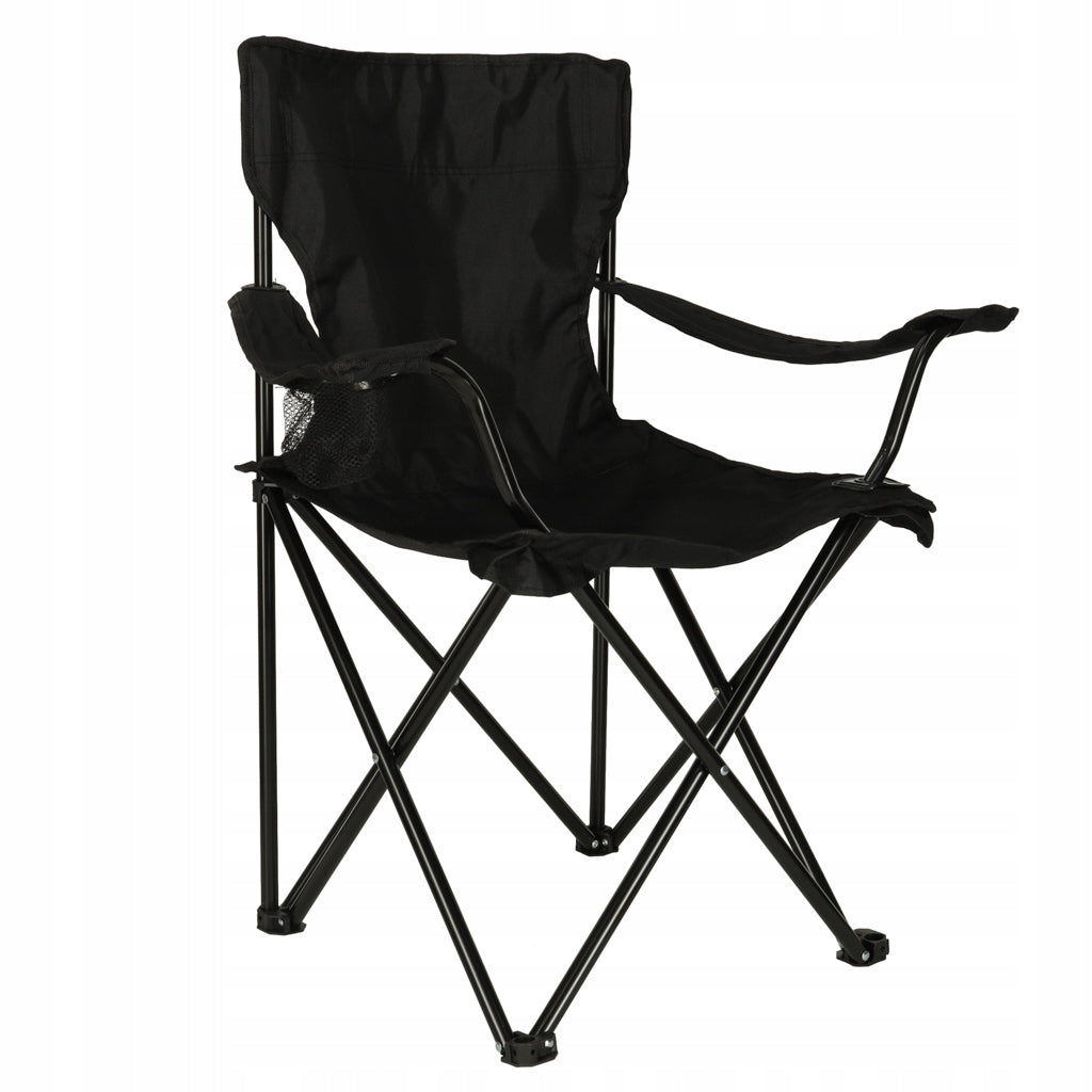 LUARO Folding Fishing Chair Camping Fishing Black Product weight with unit packaging 1.6 kg