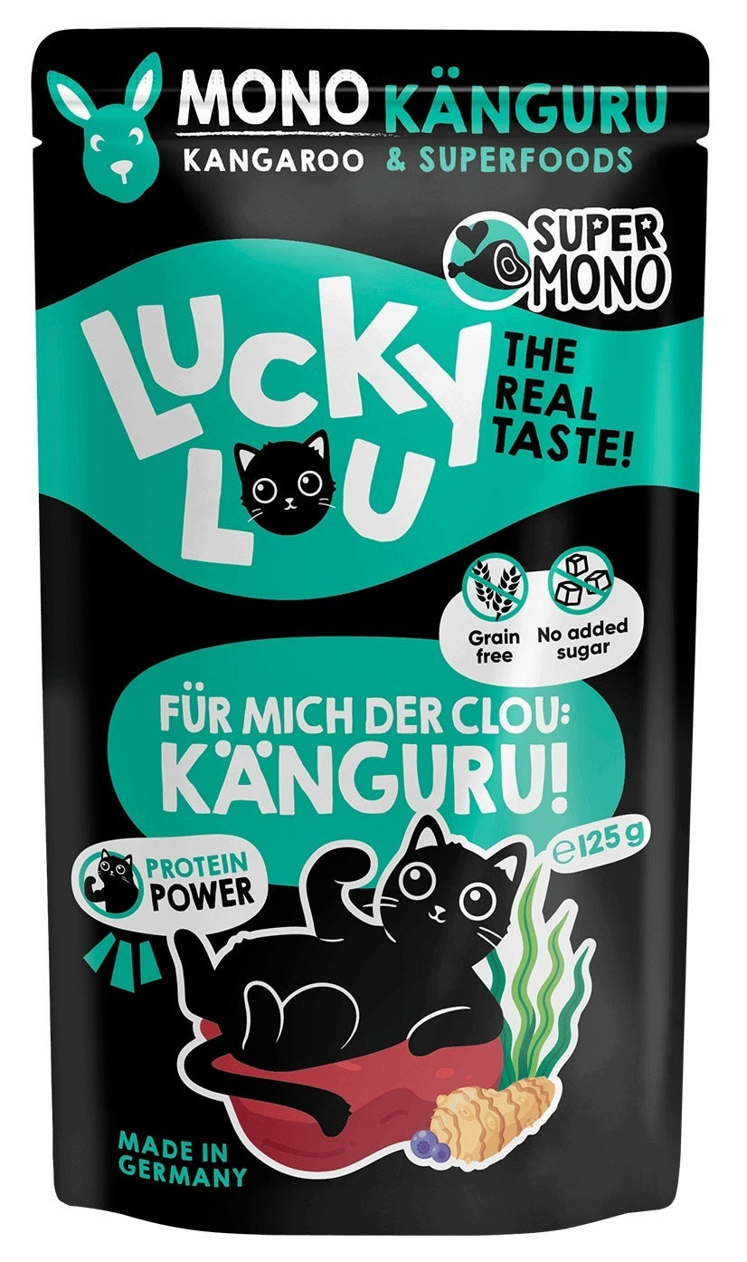 LUCKY LOU LIFE - Kangaroo 125g - WET CAT FOOD