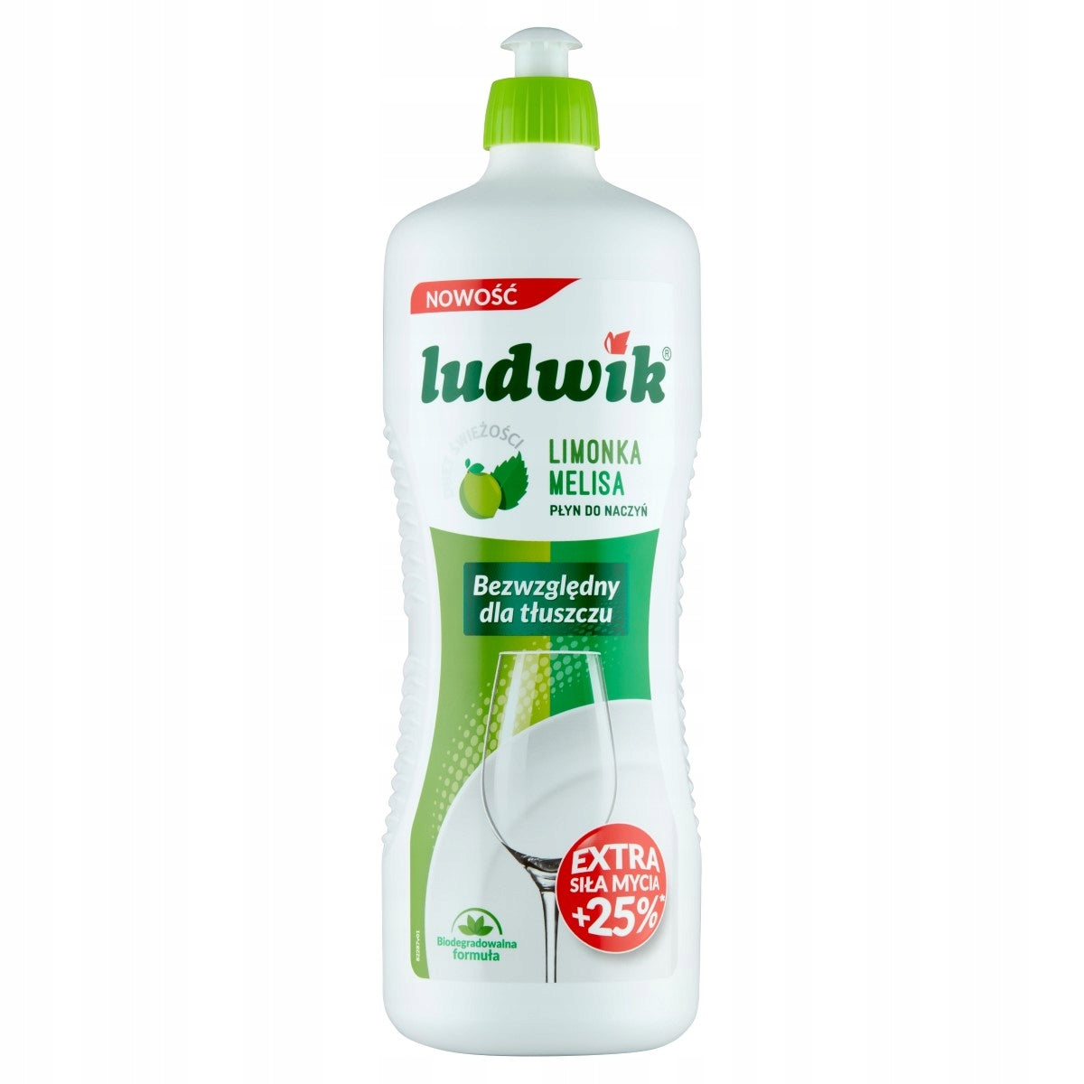 LUDWIK DISHWASHING LIQUID 1040ML LIME WITH LEMON BALM