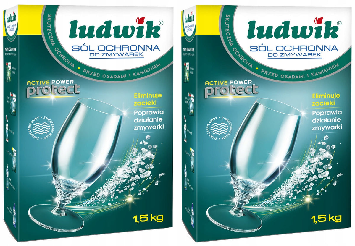 LUDWIK Dishwasher Protective Salt Active Power Protect Coarse 3 kg