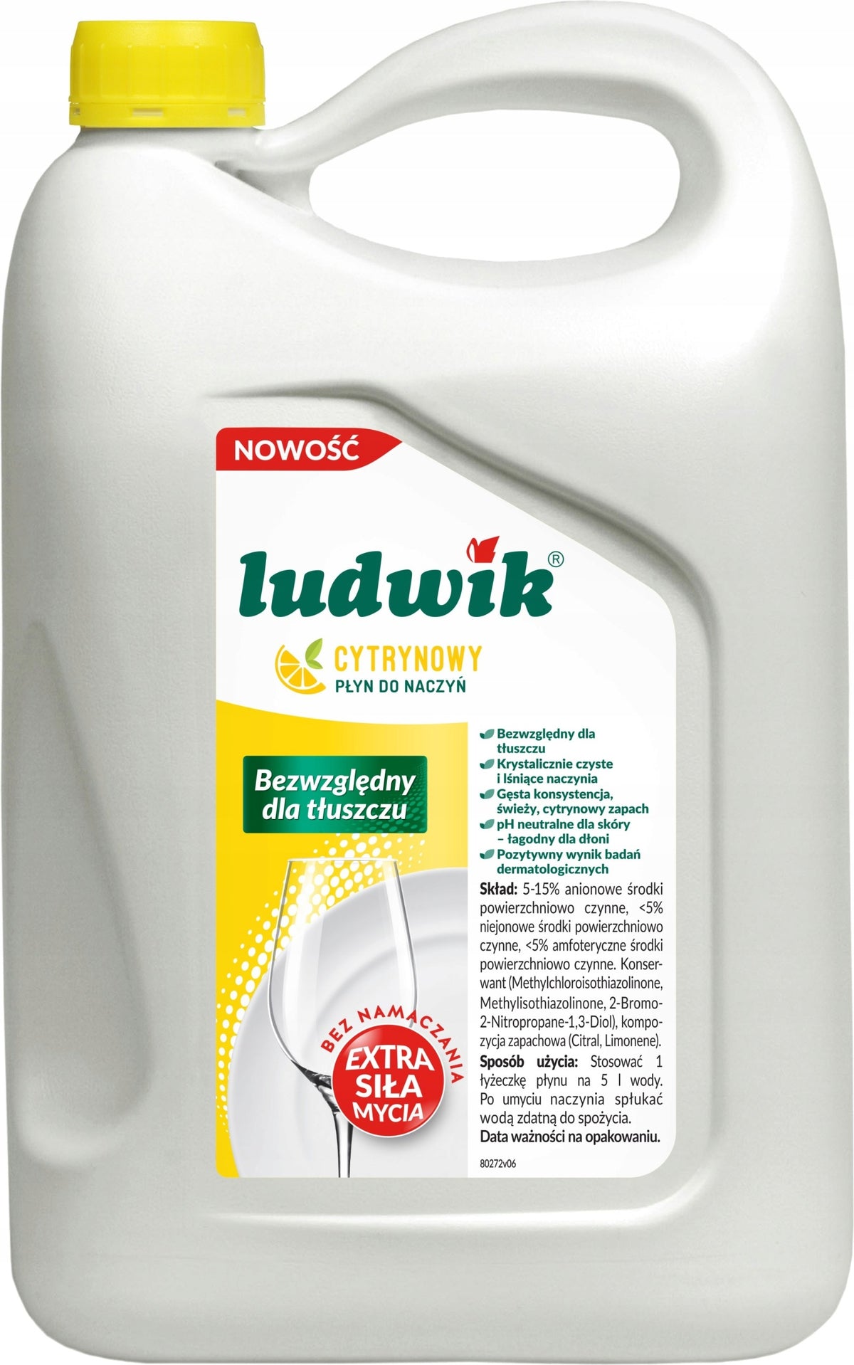 LUDWIK Lemon dishwashing liquid 5 kg