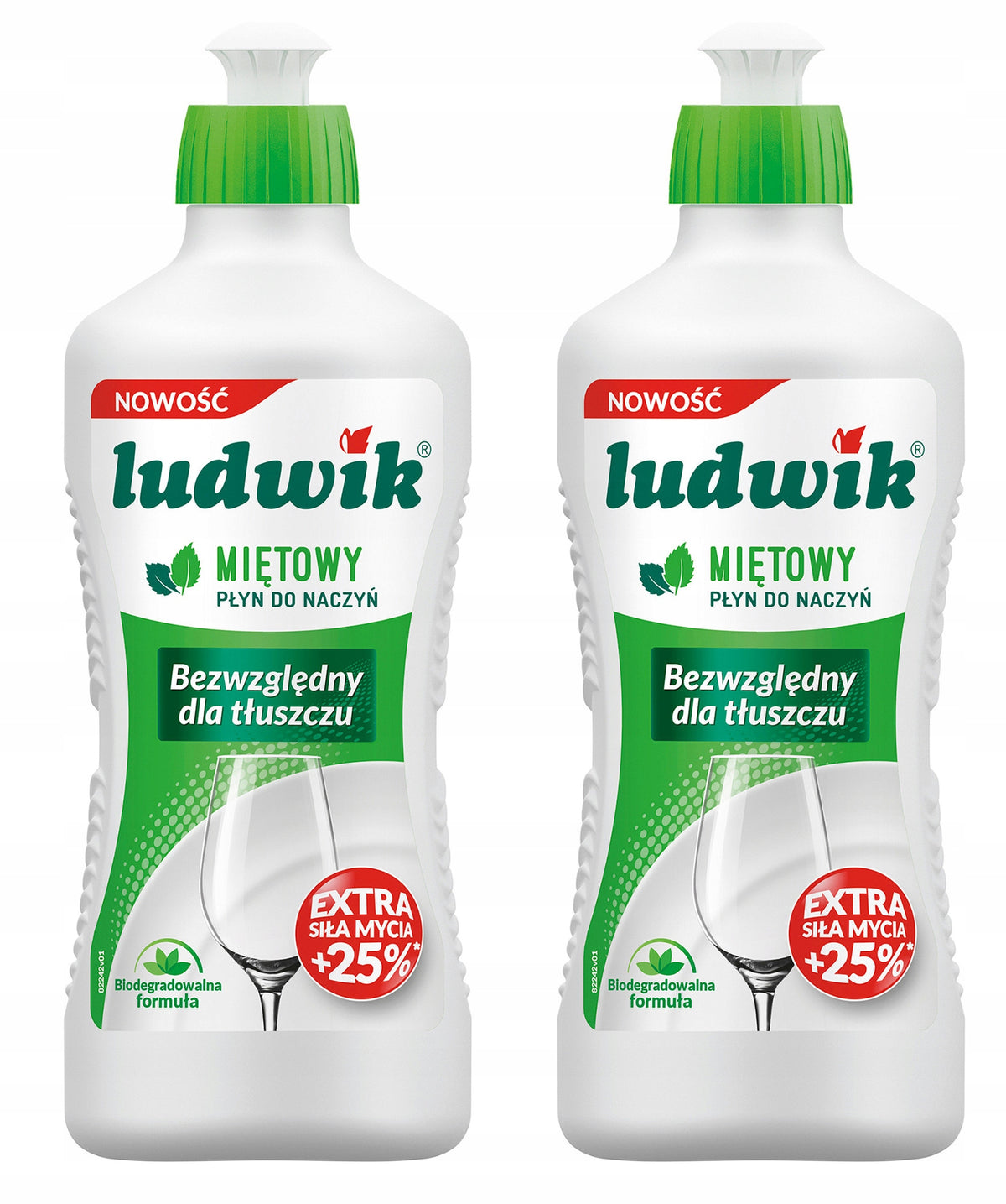 LUDWIK MINT DISHWASHING LIQUID 2x450g