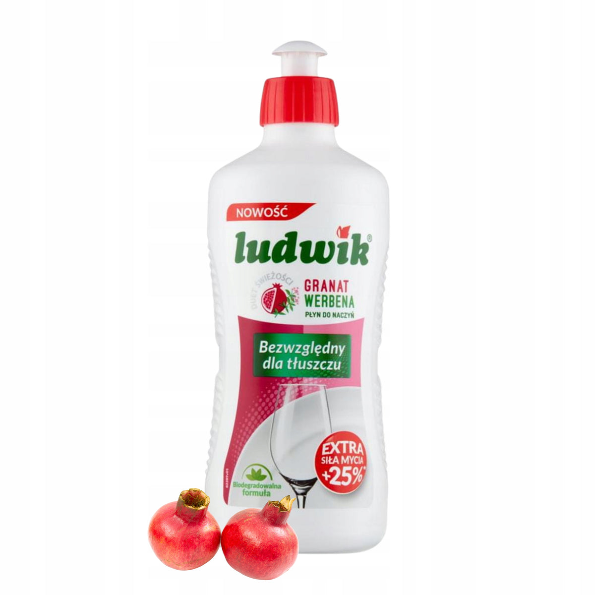 LUDWIK Pomegranate Dishwashing Liquid with Verbena Small Bottle Set 450mlX2 Brand Ludwik