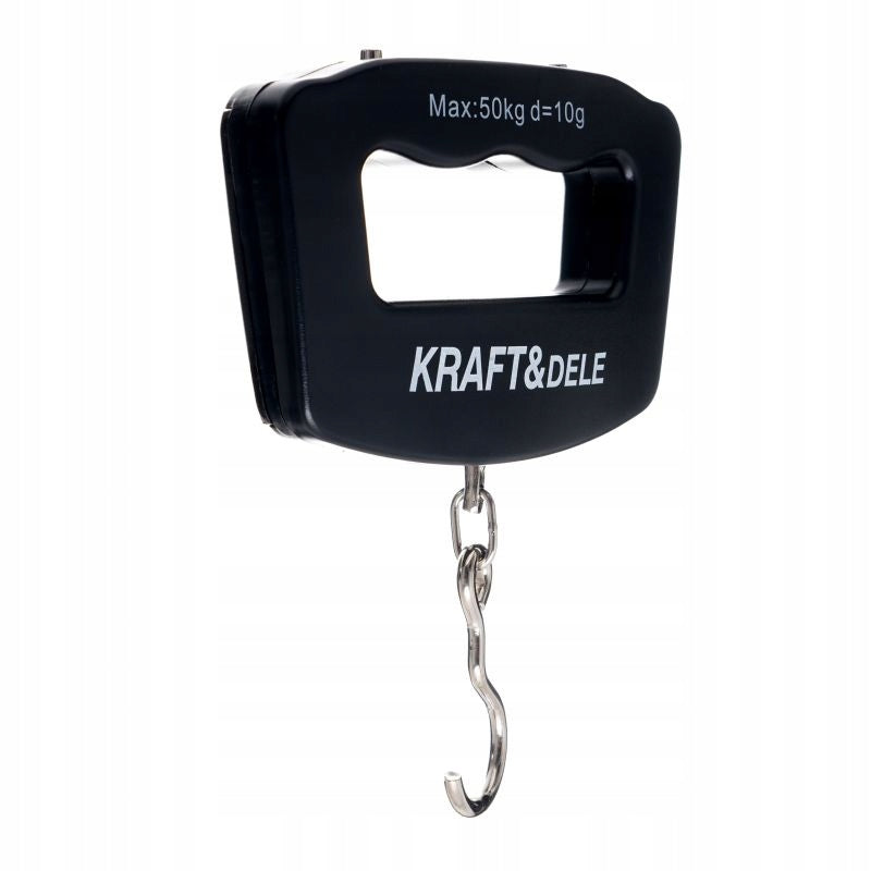 LUGGAGE HOOK SCALE HANGING DIGITAL LED MAX 50 KG FOR PACKAGE TRAVEL Brand Kraft
