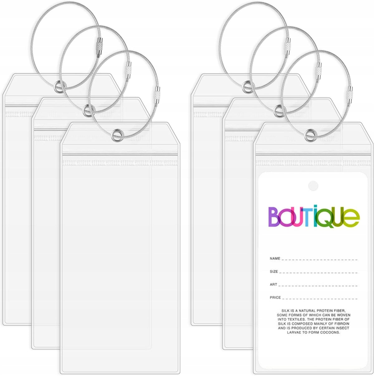 LUGGAGE LABEL CASE 6PCS WATERPROOF CRUISE PENDANTS IDENTIFIERS