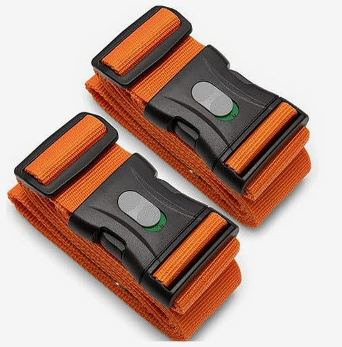 LUGGAGE STRAPS WITH SAFETY BUCKLE 250 CM 2 PCS. for home
