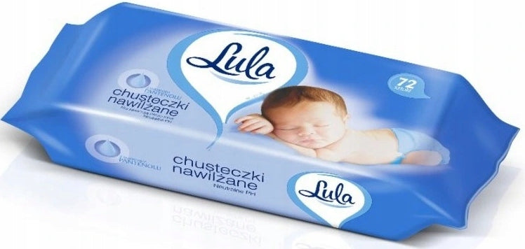 LULA Baby Baby Moisturized Wipes with Panthenol Pack of 72